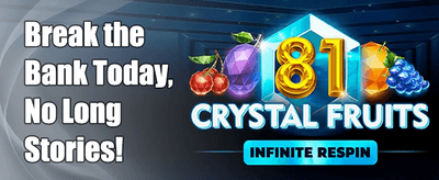 100% Welcome Match Bonus